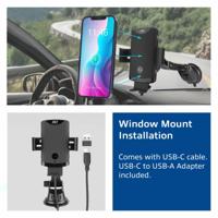 ACT Connectivity Automatische smartphone autohouder met draadloze snellaadfunctie - thumbnail