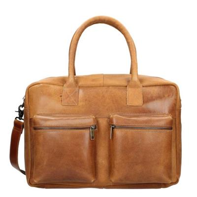 Laptoptas Burkely Leren Laptoptas 15 inch Fundamentals Vintage Alex Worker Cognac