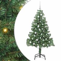 VidaXL Kerstboom met 150 led met standaard groen 150 cm pvc - thumbnail