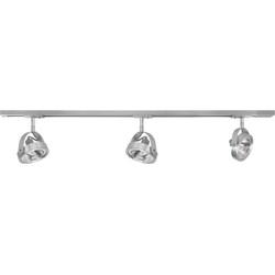 Highlight Railsysteem Trackline 100 cm + 3 Malta spots mat chroom Highlight Railsysteem Trackline 100 cm + 3 Malta spots mat chroom