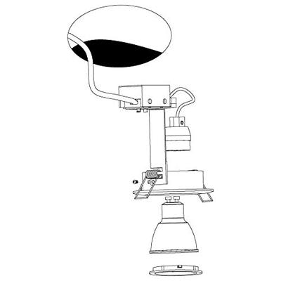 Eglo RVS inbouwspotTedo 1 - 98642