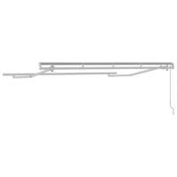 VidaXL Zijde frame wit 3 x 2 m metaal - thumbnail