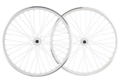 POINT wielenset "fixed and free" wheel set fixed and free 28" white/white