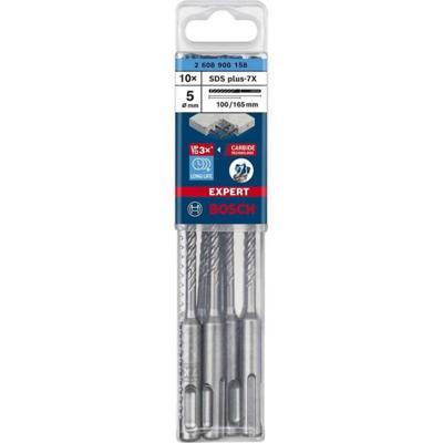 Bosch Accessories EXPERT SDS plus-7X 2608900158 Hamerboor 10-delig 5.00 mm Gezamenlijke lengte 165 mm SDS-Plus 10 stuk(s) Bosch Accessories EXPERT SDS plus-7X 2608900158 Hamerboor 10-delig 5.00 mm Gezamenlijke lengte 165 mm SDS-Plus 10 stuk(s)