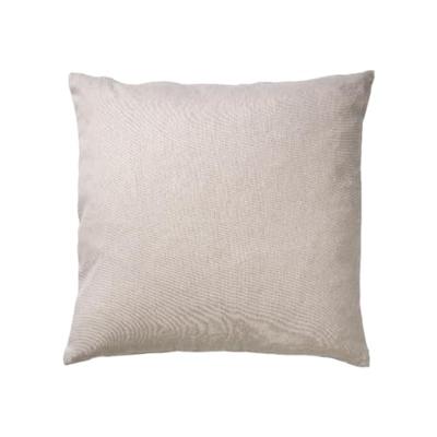 Dutch Decor james sierkussen 45x45 cm duurzaam katoen effen kleur pumice stone beige inclusief binnen kussen