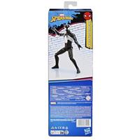 Deluxe Spider-Man actiefiguur van 30 cm in zwart pak, Titan-serie, superheldenspeelgoed voor kinderen, Marvel Spider-Man, geschikt voor kinderen vanaf 4 jaar. - thumbnail