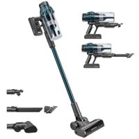 2-in-1 draadloze steelstofzuiger - H.Koenig UPX32 - 30000 Pa - 50 min - 0,8 L - Blauw - thumbnail