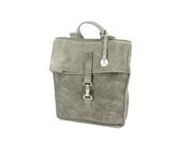 Handgemaakte leren rugzak #05 Licht grijs - thumbnail