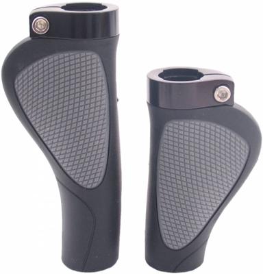 Handvatset Edge ErgoCity Plus met lockring - 136/95mm - zwart / grijs