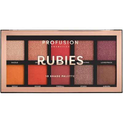 Profusion Rubies 10 Shade Palette