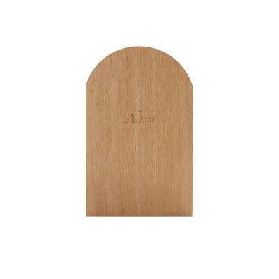 Anti-slip boekensteunen plank houder boek natuur hout stand (ronde)