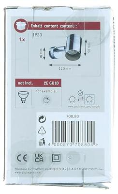 Paulmann Mintaka 70880 Spiegellamp 20 W Chroom Paulmann Mintaka 70880 Spiegellamp 20 W Chroom