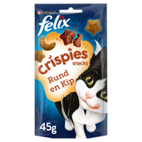 Felix Crispies met rund- & kipsmaak kattensnack Per 4 - thumbnail