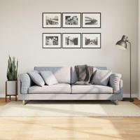 VidaXL Vloerkleed pamplona shaggy hoogpolig modern 80x150 cm crème - thumbnail