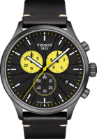 Horlogeband Tissot T1166173605111 / T600044474 Leder Zwart 22mm - thumbnail