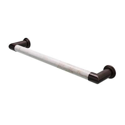 Elektrische Radiator Cascade 60x12 cm Calacatta Gold Calo-Bett Marble / Medium Bronze HD Heating