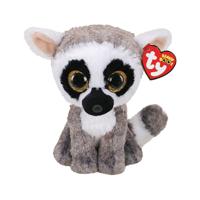 TY Beanie Boos Ringstaartmaki Knuffel Linus 15 cm - thumbnail