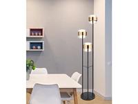 Globo Staande vloerlampMilley 3-lichts rond - 15560S - thumbnail
