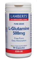 Lamberts L-Glutamine 500mg 90 Vegetarische capsules - thumbnail