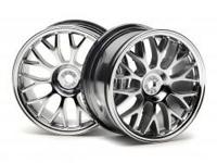 Mesh wheel 26mm (chrome)(1mm offset) - thumbnail