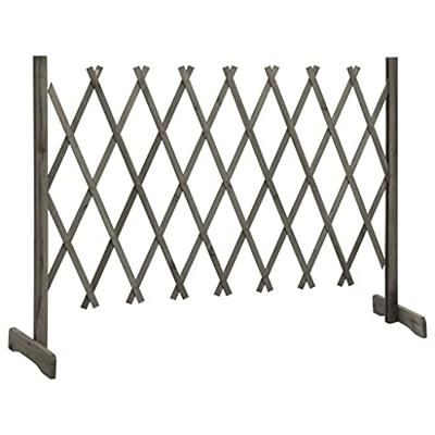 VidaXL Tuinlatwerk 150x80 cm massief vurenhout grijs VidaXL Tuinlatwerk 150x80 cm massief vurenhout grijs