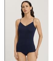 HANRO Dames Cotton Seamless Spaghettitop Deep Navy 071601 - thumbnail