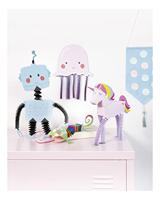 Doe-het-zelf kit "magische trappen", 10 figuurtjes CHARMING FRIENDS FOLIA meerkleurig - thumbnail