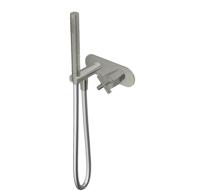 Hotbath Chap inbouw douchethermostaat met handdouche geborsteld nikkel - thumbnail