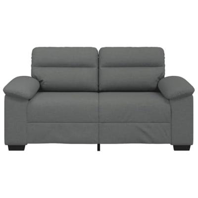2-zitsbank 120 cm stof donkergrijs 2-zitsbank 120 cm stof donkergrijs