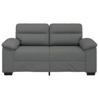 2-zitsbank 120 cm stof donkergrijs - thumbnail