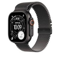 Apple Watch Band - Milanees bandje - 49 mm - Zwart - Large - thumbnail