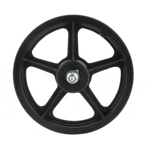 Wiel autoped plastic zwart