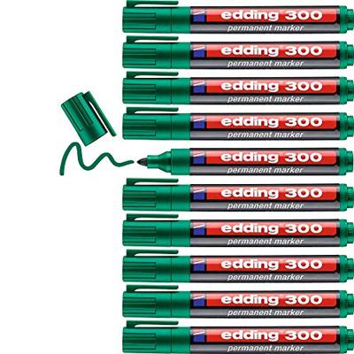 Viltstift edding 300 rond 1.5-3mm groen | 10 stuks