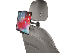 Caliber Smartphone- en tablethouder - Universele hoofdsteunbevestiging - Draaibaar 360 graden - CNC17 - Geschikt voor 7 inch tot 12,9 inch - Zwart - 145 x 60 x 45 mm