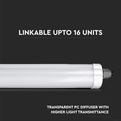 V-TAC VT-6076 LED-lamp voor vochtige ruimte Energielabel: E (A - G) LED-buis LED 18 W Neutraalwit Wit