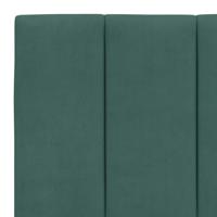 Hoofdbordkussen "Hanko" 200 cm fluweel donkergroen - thumbnail