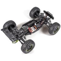 Blackzon Groen Brushed 1:12 RC auto Elektro Monstertruck 4WD 2,4 GHz Incl. accu en lader, Met lichteffect - thumbnail