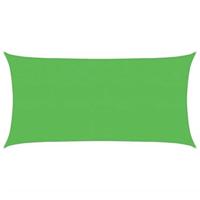 VidaXL Zonnezeil rechthoekig 160 g/m² 2x3,5 m hdpe lichtgroen - thumbnail