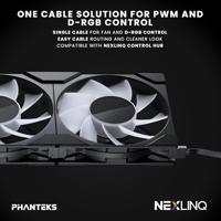Phanteks PH-F120M25R_G2_DBK01 PC-ventilator Zwart (b x h x d) 120 x 25 x 120 mm - thumbnail