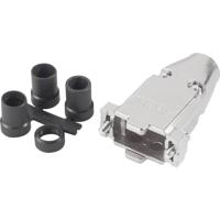 TE Connectivity AMPLIMITE HDP-20 5748676-1 D-SUB box Polzahl (num): 9 Metall 180° silver 1 pc(s) - thumbnail