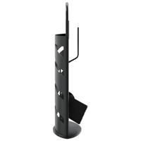 VidaXL 5-delige openhaardgereedschapset 23x15x66 cm staal - thumbnail