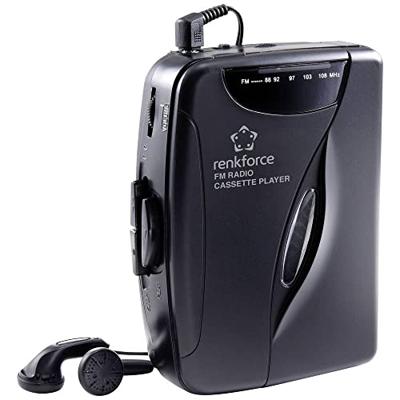 Renkforce RF-CP-150 Draagbare cassettespeler Zwart Renkforce RF-CP-150 Draagbare cassettespeler Zwart