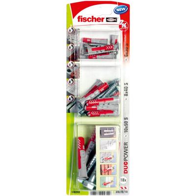 Fischer 536249 DuoPower 6,8,10 S K NV Universele pluggen 1 set(s)