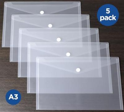 Enveloptas europel a3 435x310mm dw pp trans wt | 5 stuks