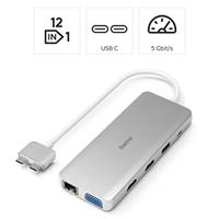 Hama USB-C dockingstation Geschikt voor merk (dockingstation): Apple MacBook Incl. laadfunctie, USB-C Power Delivery - thumbnail