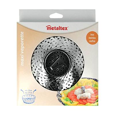 Metaltex Maxi Vaporette Stoommandje 19-27 cm RVS