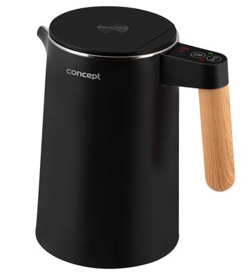 Waterkoker dubbelwandig 1,5 L Concept Zwart RK 3301 - thumbnail
