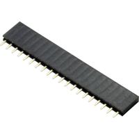 TRU COMPONENTS TC-9556696 Female header (standaard) Aantal rijen: 1 Aantal polen per rij: 20 1 stuk(s) - thumbnail