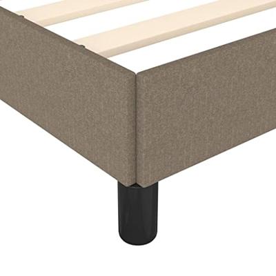 Bedframe zonder matras stof taupe 180x200 cm Bedframe zonder matras stof taupe 180x200 cm
