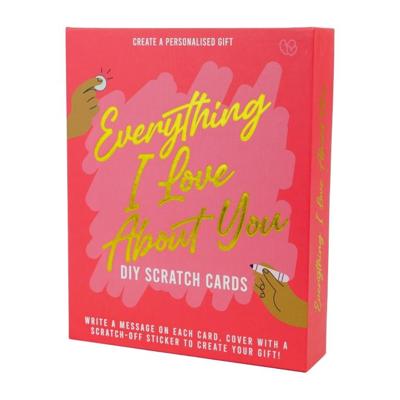 DIY kraskaarten Everything I Love About You